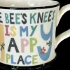 The Bee's Knees Is My Happy Place Mug By Moorland Pottery