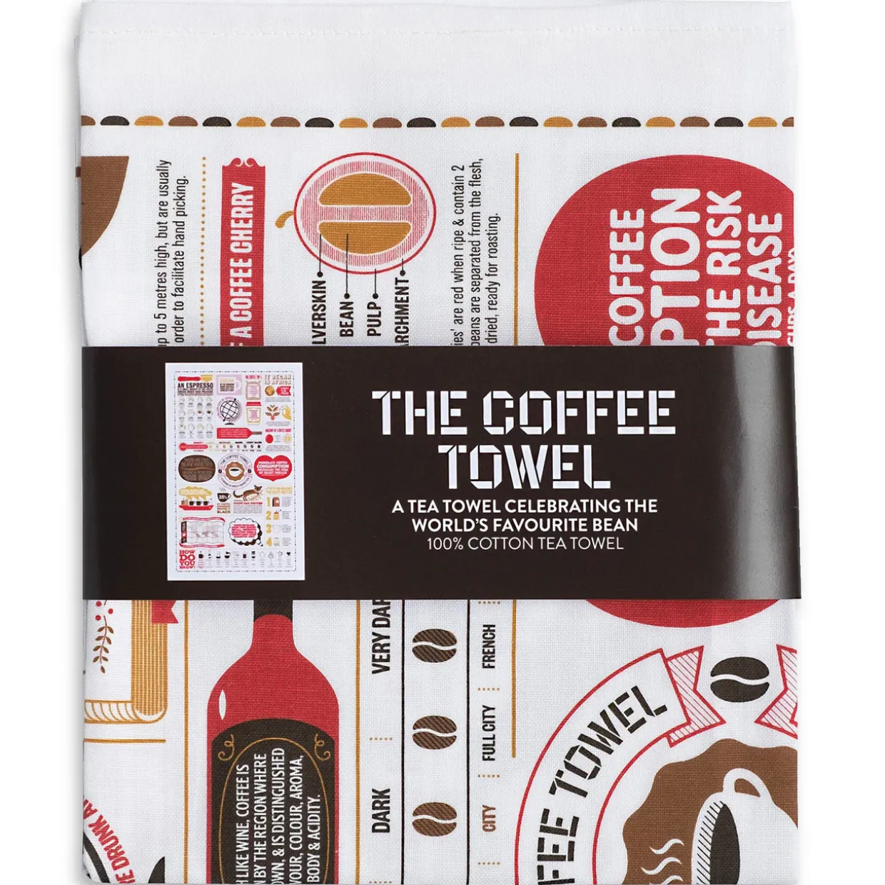 The Coffee Tea Towel By Stuart Gardiner