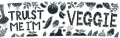 Trust Me I'M Veggie Mug By Moorland Pottery