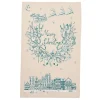 Victoria Eggs Night Before Christmas Tea Towel
