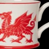 Welsh Dragon Red Mug By Moorland Pottery