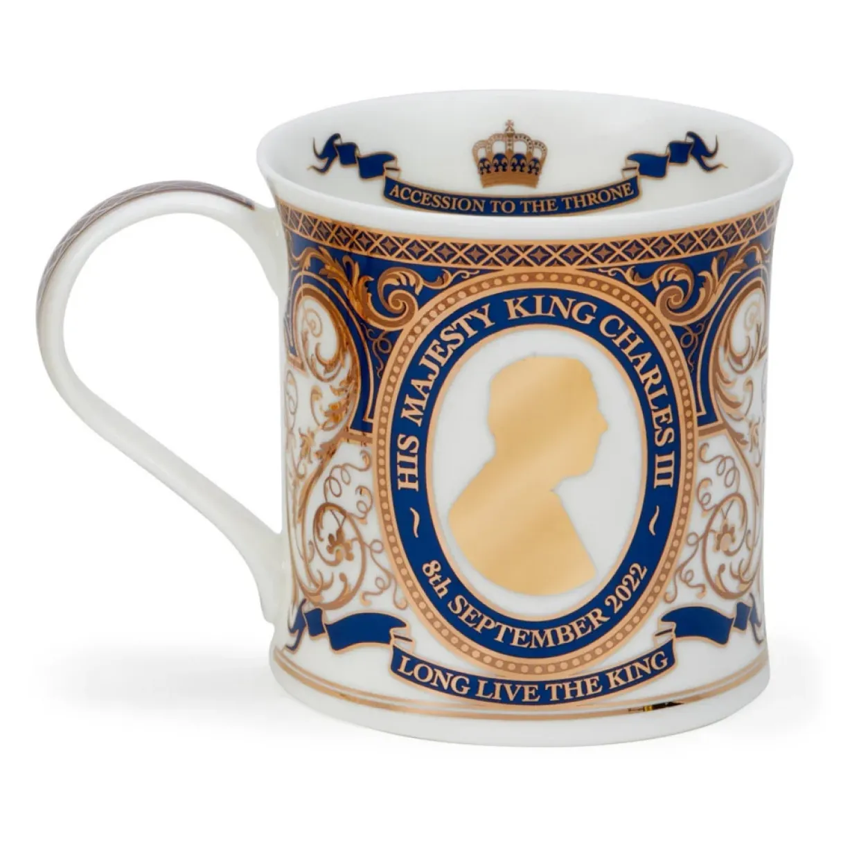 Wessex King Charles Iii Accession To The Throne Gold Mug