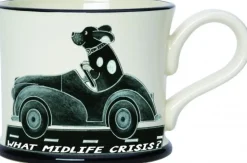 What Midlife Crisis? - It's A Dog's Life Mug By Moorland Pottery