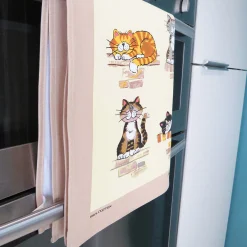 When The Cat's Away Tea Towel
