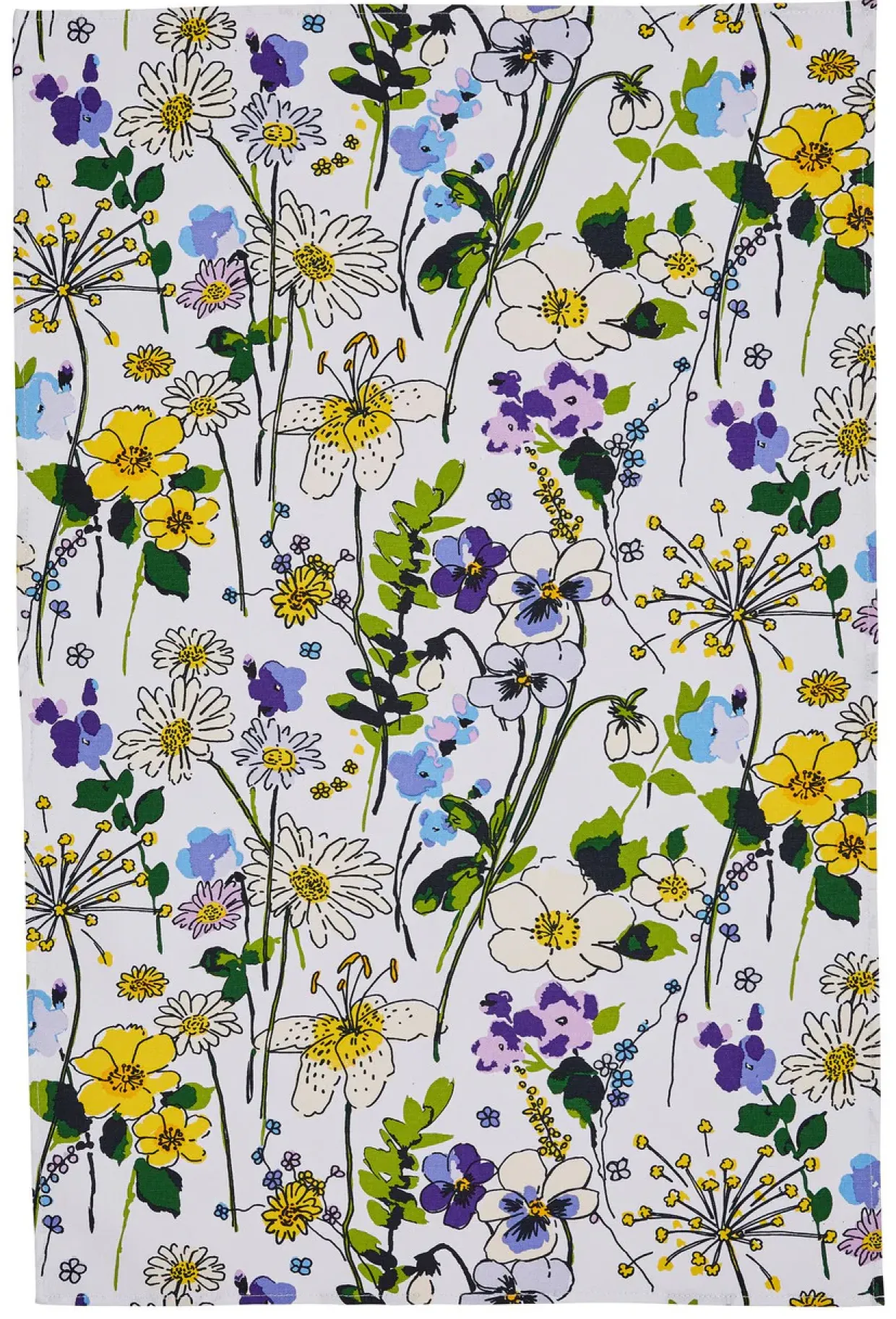 Wildflowers Cotton Tea Towel