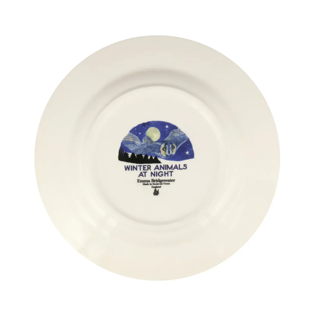 Winter Animals Winter Owls 8 1/2 Inch Plate