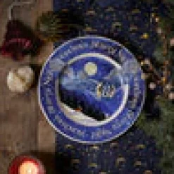 Winter Animals Winter Owls 8 1/2 Inch Plate