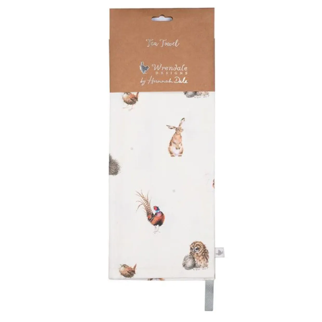 Woodlanders' Woodland Animal Tea Towel