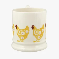 Yellow Hen 1/2 Pint Mug