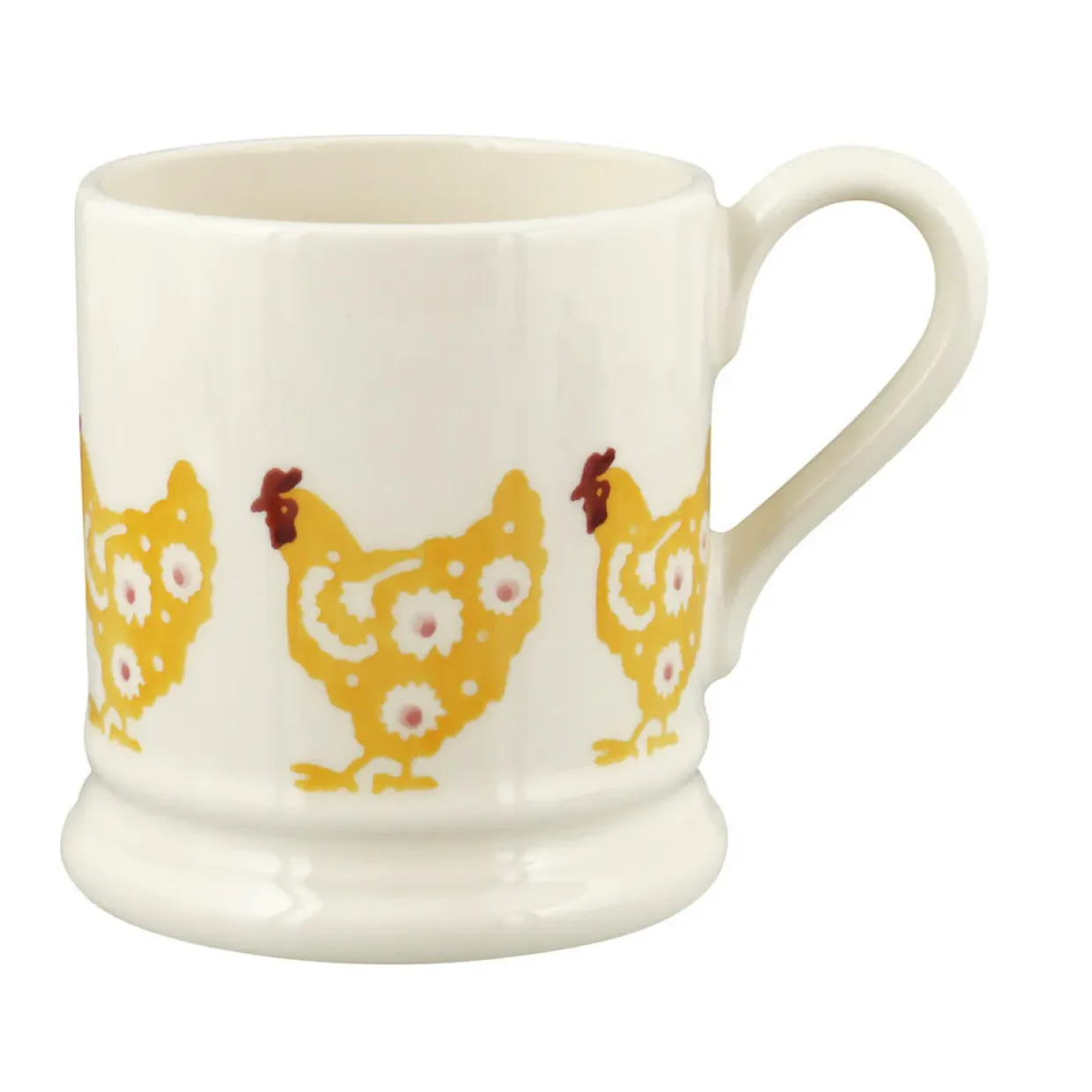 Yellow Hen 1/2 Pint Mug