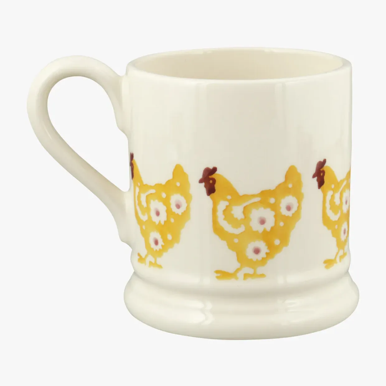 Yellow Hen 1/2 Pint Mug