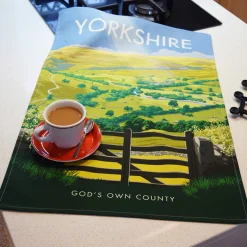 Yorkshire God's Own County Tea Towel